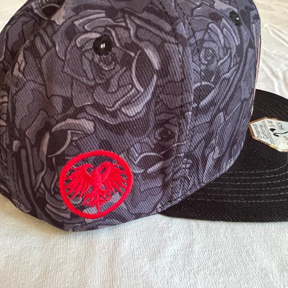 Stanley Mouse Easy Rider Never Summer Gray Rose Snapback Hat (S/M) - Picture 3 of 5